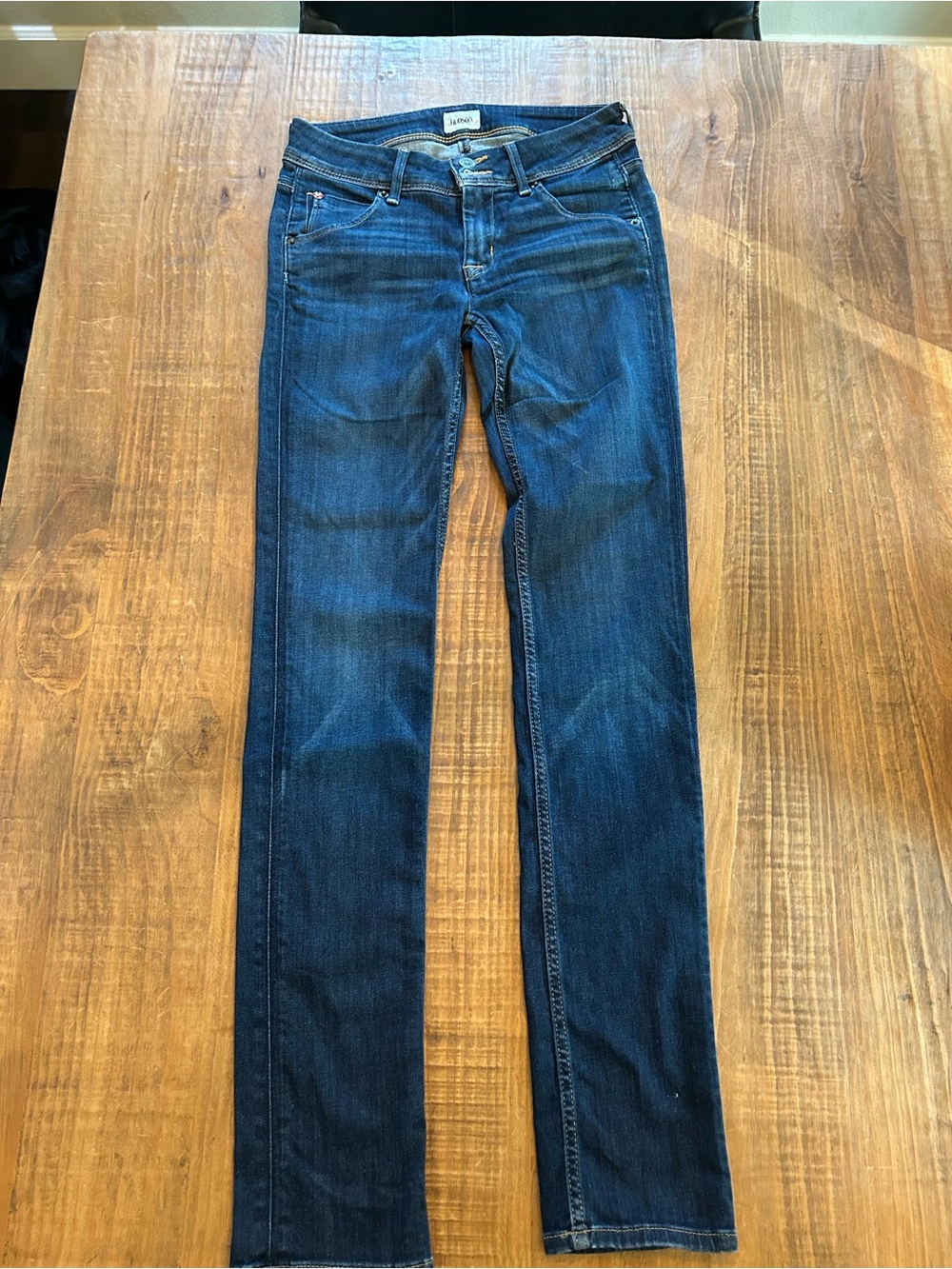Hudson Jeans Women's Dark Blue Skinny Jeans - Picture 2 of 5